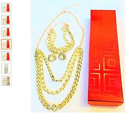 Ladies Girls Costume Jewlrey White Pearl Necklace Earring Bracelet Set 2 Counts