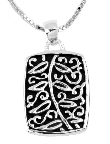 Sterling Silver “Be Grateful For Luck, Pay The Thunder No Mind. Listen To The Birds and Don’t Hate Nobody” Eubie Blake Pendant, 18″
