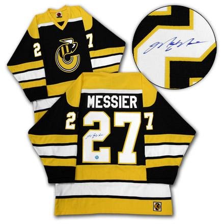 Signed Mark Messier Jersey - Cincinnati Stingers - Autographed NHL Jerseys