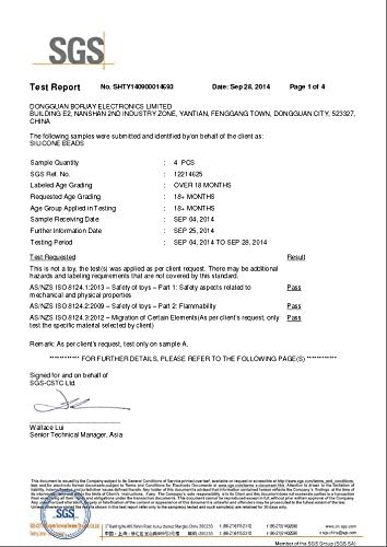 Superisun Baby Teething Necklace, BPA Free, FDA Certification, Elephant Silicone Teether Ring Pendant for Nursing Moms, Pink