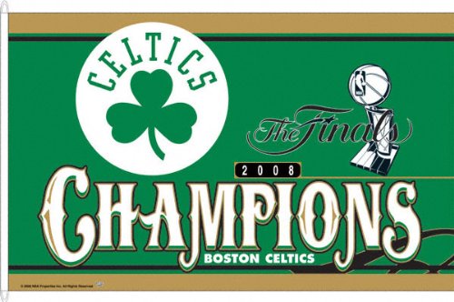 Buy Boston Celtics 2008 NBA Champions 3x5 Flag by Wincraft