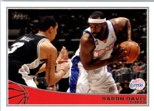 2009/10 Topps NBA Basketball Card #115 Baron Davis Los Angeles Clippers MINT Condition- Shipped In Protective ScrewDown Display Case!