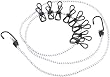 infactory Flexible W�scheleine mit 8 beschichteten Klammern, 170-210cm