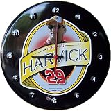 Racing Reflections Kevin Harvick Nostalgic Button Tin Clock
