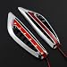 Safe Driving Chrome Plating Red Lens LED Roadster Coupe Turbo Racing Car SUV Truck Air Hood Bonnet Side Marker Turn Signal Fender Vent Sport for Dodge Ram 1500 2500 3500 Dakota Durango Nitro Journey Caliber Charger Challenger Avenger Magnum