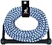AIRHEAD� 75 ft. 1 Section Ski Rope - A high quality 1 section ski rope for skiing, wakeboarding and kneeboarding. The 12” aluminum core handle has a performance “Tractor” grip and molded finger protectors. You’ll love the blue and white candy stripe color scheme of the UV-treated 16-strand rope. A Rope Keeper is included for tangle-free storage.