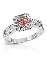 CleverEves 1.15.Ctw Diamonds 18K Gold Ring