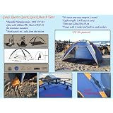 Genji Sports Instant Push Up Beach Tent Sun Shelter