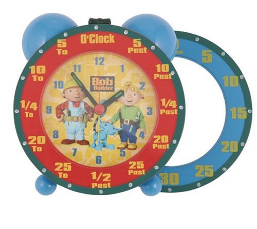 Childrens Toyshop  Kitchen & Housewares : Bob the Builder Time Teaching Alarm Clock