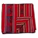 Peruvian Woven Throw Red