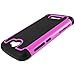 Alcatel One Touch Fierce 2 and Alcatel Pop Icon Cyber Defender Case - Pink by ElBolt with Free HD Screen Protector
