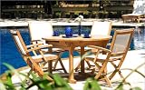 Three Birds CRD72/RV20-White Chelsea Riviera Dining Set