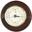 Brass Tide Clock on Cherry Wood
