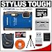 Olympus Stylus TOUGH-6000 Shockproof & Waterproof Digital Camera (Blue) + 8GB microSD...