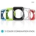 ClockChoice Apple Watch Protective and Bumper Cases | 5 Colorful Combination of Thin, Soft and Light Covers for 42mm iWatch | Match Your Daily Outfit and Mood | Easy to Install and Perfect Gift Idea