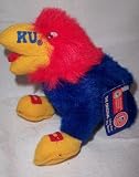 College Bean Bag Mascot Kansas University Jayhawks