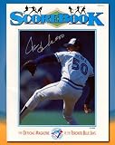 Tom Henke Toronto Blue Jays Autographed/Hand Signed Game Day Program