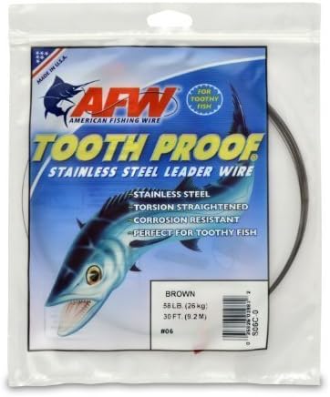 American Fishing Wre ToothProof Camou 30ft #6 #S06C-0