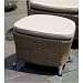 Outdoor Living : Loggia Wicker Ottoman With Cushion