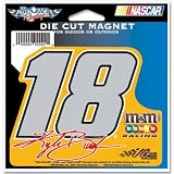 NASCAR KYLE BUSCH OFFICIAL 4IN CAR MAGNET