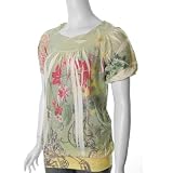 T.G. Fashion Sublimation Print Boat Neck Tunic