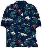 Ford Boss Mustang Cars Camp Hawaiian Shirt