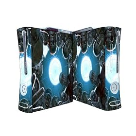 Bundle Monster Vinyl Skins Accessory For Xbox 360 Game Console - Cover Faceplate Protector Sticker Art Decal - Zombie