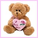 I LOVE MOM TEDDY BEAR PLUSH MOTHERS DAY VALENTINE GIFT