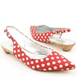 GUESS Else 2 Heels Pumps Red Womens