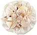 Lillian Rose, Ivory Coastal Theme Wedding Seashell Flower Bouquet, (BQ440)