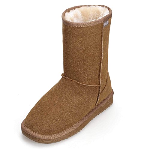 Acevog women s flat fur lined winter martin boots snow …