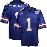 Nike Florida Gators Royal Blue #1 Replica Customized Jersey