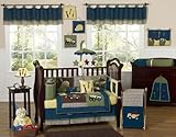 Construction Zone Baby Bedding 9pc Crib Set