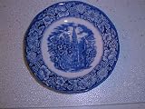 Staffordshire Liberty Blue Saucer 5.75