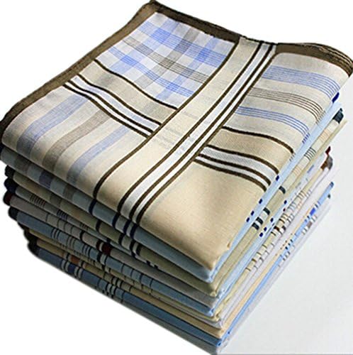 Moon Soul Classic Men Soft Handkerchiefs Hankie Gentlemen Cotton Handkerchiefs