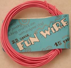 Fun Wire 22 Gauge Coil - Bubble Gum Pink