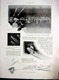Nautical Boulogne Water-Ski Boat French Print 1934