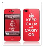 Gelaskins iPhone Cover, Protective Skin for Apple iPhone 4 - Keep Calm and Carry On