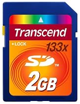 Transcend Ultra Performance 133X - Flash memory card - 2 GB - 133x - SD