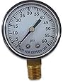 Pool Spa Filter Water Pressure Gauge 0-60 PSI Bottom Mount 1/4" Inch Pipe Thread