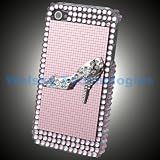 Iphone 4 Bling Crystal Shoe Case Cover + Free Screen Protector Included