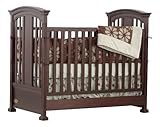 IMAGE OF Ragazzi Pompei Fixed Side Convertible Crib, Cherry