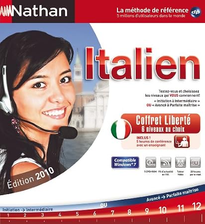 Nathan Italien coffret liberté - édition 2010