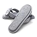 bestfur Women's Thread Cotton Memory Foam Washable Cozy House Slippers