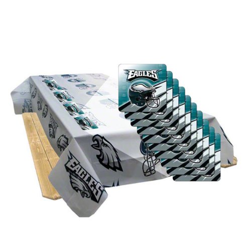 Philadelphia Eagles Tablecloth Coaster Pack
