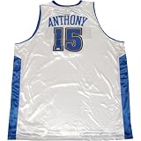 Carmelo Anthony Autographed White Home Authentic Nuggets Jersey