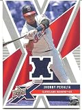 Jhonny Peralta 2008 Upper Deck X Memorabilia Jersey Card #JP Cleveland Indians