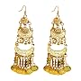 Folkloric Handcrafted Hammered Brass Dangle Earrin&hellip <span class="brandLink"> Nina of Egypt </span>