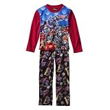 Boys' Sleepwear Transformers Red/Black 2pc Metal Mania Pajama Set