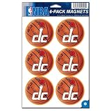 WASHINGTON WIZARDS OFFICIAL LOGO 6 MAGNET SET